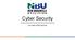 Cyber Security. Our part of the journey