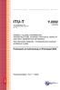 ITU-T Y Framework of multi-homing in IPv6-based NGN
