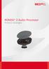 RONDO 2 Audio Processor Product Catalogue