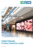 Digital Signage Product Selection Guide