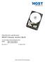 Hard disk drive specifications HGST Ultrastar Archive Ha inch Serial ATA hard disk drive. Revision March 2016