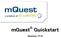 mquest Quickstart Version 11.0