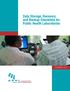 Data Storage, Recovery and Backup Checklists for Public Health Laboratories
