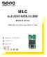 MLC. m SATA III SSD. MUSE-D Series. APRO MLC m type SATA-III SSD. Document No. : 100-xBMDS-VDCTMB. Version No.