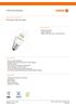 LED STAR CLASSIC A. Product family datasheet. LED lamps, classic bulb shape