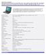 Extended Specs. Fujitsu Siemens ESPRIMO Mobile U9210 Core 2 Duo P GHz 12.1 TFT. Platform Technology Intel Centrino 2