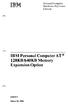 IBM Personal Computer AT 128KB/640KB Memory Expansion Option