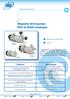 Magnetic drive pumps M35 to M200 catalogue