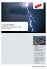 White Paper Lightning and surge protection for rooftop photovoltaic systems