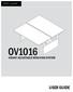 OV1016 Part No OV1016 HEIGHT ADJUSTABLE BENCHING SYSTEM USER GUIDE
