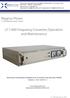 LF1-400 Frequency Converter, Operation and Maintenance