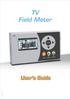 TV Field Meter. User s Guide UG-TVMETER-EN V1.1