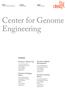 Center for Genome Engineering
