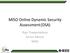MISO Online Dynamic Security Assessment(DSA) Raja Thappetaobula Senior Advisor MISO