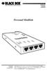 Personal MiniHub. Personal MiniHub RX LINKPORT #AUI PORT 5 UP LINK PWR JUNE 2001 LE2650A LE2650AE CUSTOMER SUPPORT INFORMATION