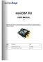 minidsp Kit USER MANUAL V1.6