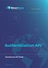 Authentication API SecurAccess API Guide Version /18