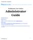Prolaborate User Guides: Administrator Guide