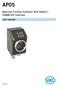 AP05. Absolute Position Indicator with RS485 / SIKONETZ5 interface User manual 183/18