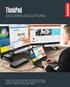 TABLE OF CONTENTS. 02 Why Lenovo Docking Solution. 04 Docking Stations Overview. 06 ThinkPad Mechanical Docking Stations (2018)