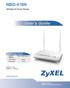 NBG-418N. Wireless N Home Router. Default Login Details.   IMPORTANT! READ CAREFULLY BEFORE USE. KEEP THIS GUIDE FOR FUTURE REFERENCE.