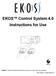 EKOS Control System 4.0 Instructions for Use