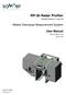 RP-30 Radar Profiler. Mobile Discharge Measurement System. User Manual. Firmware versions 1.7x and 1.8x. Manual version: V
