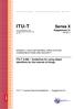 SERIES X: DATA NETWORKS, OPEN SYSTEM COMMUNICATIONS AND SECURITY. ITU-T X.660 Guidelines for using object identifiers for the Internet of things
