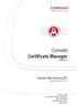 Comodo Certificate Manager Version 5.6