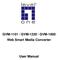 GVM-1101 / GVM-1220 / GVM-1000 Web Smart Media Converter