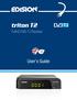 triton T2 FullHD DVB-T2 Receiver User s Guide
