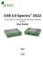 USB 3.0 Spectra Port USB m Multimode Fiber Extender System. User Guide