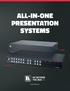 ALL-IN-ONE PRESENTATION SYSTEMS