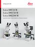 Leica DM750 M Leica DM1750 M Leica DM2500 M. Upright Microscopes for Routine Applications in Materials Examinations