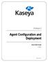 Kaseya 2. Quick Start Guide. for VSA 6.1