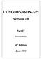 COMMON-ISDN-API. Version 2.0. Part IV. 4 th Edition. Interoperability
