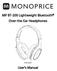 MP BT-200 Lightweight Bluetooth Over-the-Ear Headphones