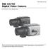 HD CCTV. Digital Video Camera OPERATION MANUAL M141-HDX