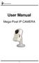 User Manual. Mega-Pixel IP CAMERA 1/37