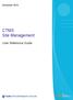 December CTMS Site Management. User Reference Guide