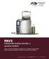 PAV3 PRESSURE AGING VESSEL 3 product bulletin