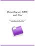 OmniFocus, GTD, and You. Implementing the Getting Things Done Methodology with OmniFocus