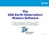 The ESA Earth Observation Mission Software