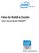 How to Build a Cluster