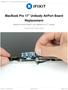 MacBook Pro 17 Unibody AirPort Board Replacement