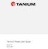 Tanium Asset User Guide. Version 1.3.1