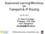 Experiential Learning Workshop on Transport & IP Routing