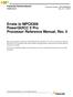 Errata to MPC8308 PowerQUICC II Pro Processor Reference Manual, Rev. 0