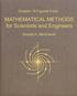 MATHEMATICAL METHODS for Scientists and Engineers