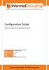 Configuration Guide. SharePoint App for Documentum (SPA4D) Informed Consulting Publication date Version 1.2 Project name SPA4D
